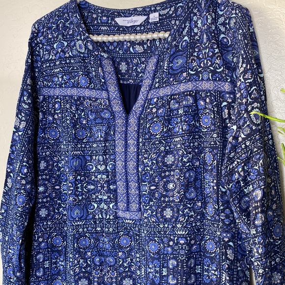 Boho cotton tunic - Picture 3 of 3